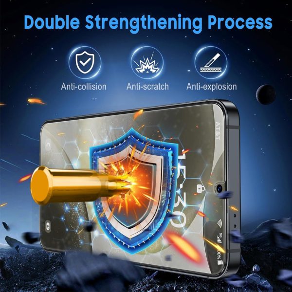 Premium Tempered Glass for Samsung S24| Bubble-Free Easy Applicator | Pack of 2 | on Sale