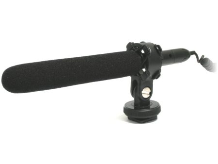 Microphone MIC-120 Mini Condenser Shotgun for DSLR Cameras, Camcorders by Wasabi Power Discount