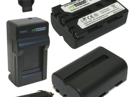 Sony NP-FM500H Battery (2-Pack) and Charger by Wasabi Power For Cheap