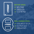 Sony NP-F330, NP-F530, NP-F550, NP-F570 (L Series) Battery (2-Pack) and Dual Charger by Wasabi Power Online Sale