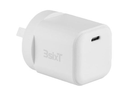 3sixT Wall Charger GaN 20W USB-C PD - White Online Sale