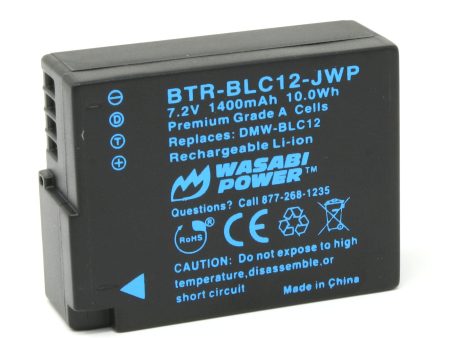 Panasonic DMW-BLC12 Battery by Wasabi Power Cheap