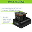 DJI AB1 and DJI OSMO Action Camera Battery (2-Pack) and Triple Charger by Wasabi Power For Cheap