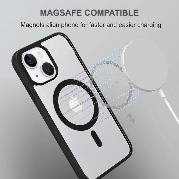 Magsafe Shockproof Mobile Cover For iPhone 15 Plus Hot on Sale