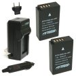 Nikon EN-EL20, EN-EL20a Battery (2-Pack) and Charger by Wasabi Power Fashion