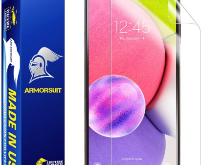 [2 Pack] ArmorSuit MilitaryShield Screen Protector Designed for Samsung Galaxy A03s [6.5 inch] (2021) Max Coverage Anti-Bubble HD Clear Film For Discount