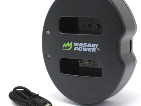 Canon NB-13L Dual Charger by Wasabi Power Online