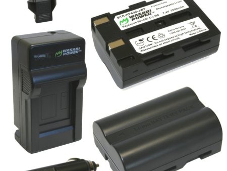 Sigma BP-21 Battery (2-Pack) and Charger by Wasabi Power Fashion