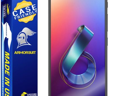 [2 Pack] Asus Zenfone 6 Case Friendly Screen Protector For Sale