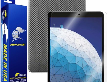 Apple iPad Air 3 (2019) 4G LTE Screen Protector + Carbon Fiber Skin Online now