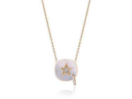 Piercing Star Necklace with Mother of Pearl Online Hot Sale