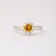 Sunny Yellow Sapphire Diamond Ring Discount