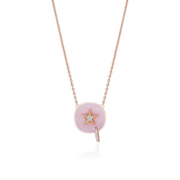 Piercing Star Necklace with Mother of Pearl Online Hot Sale