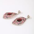 Pink Tourmaline + Sapphire Ear Pendants Discount