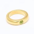 Peridot + 18K Yellow Gold Gypsy Ring Online Sale