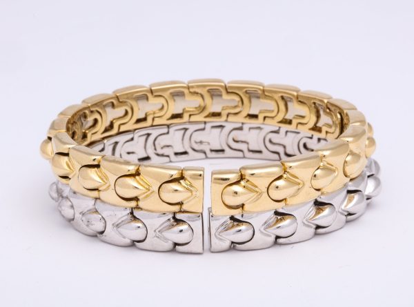 White Gold Diamond Stack Bracelet Cheap