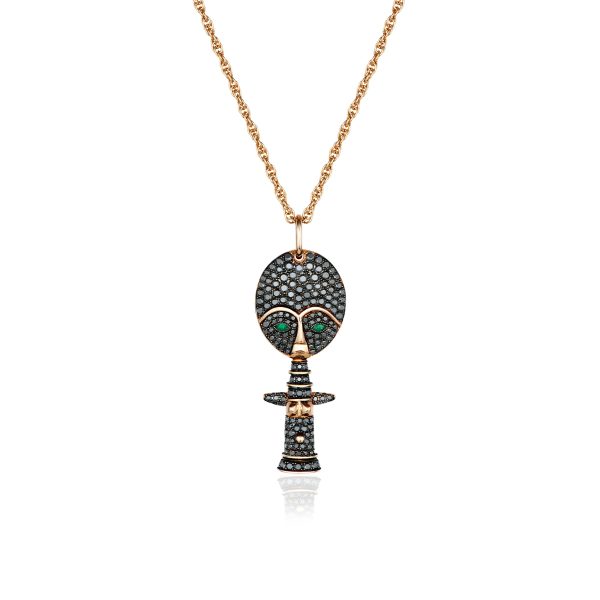 Ashanti Doll Diamond Necklace Online Sale