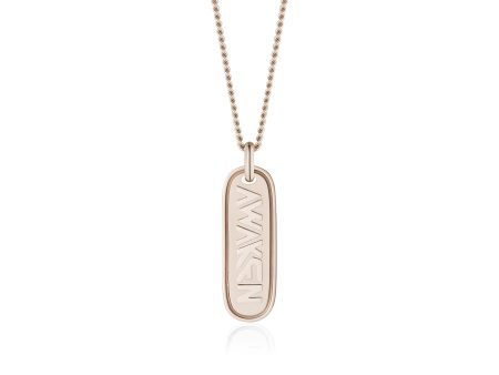 Awaken Tag Necklace Discount