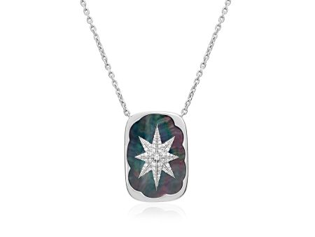 A Star is Born Necklace Black Mother of Pearl For Discount