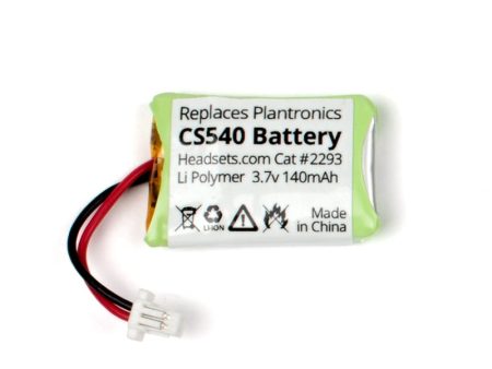 Replacement Battery for the Plantronics CS540 Supply